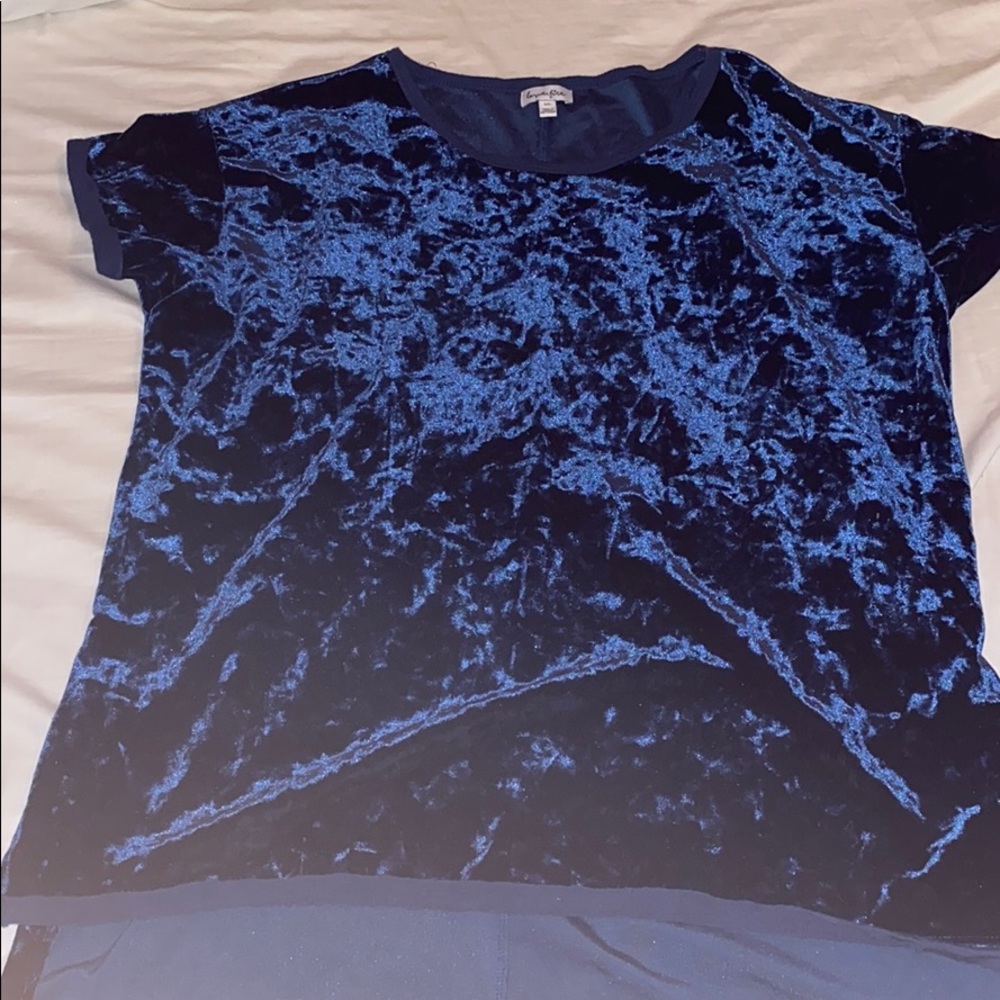 Crushed Velvet Short Sleeve Tee